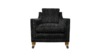 Chair. Donatella Black Gold - Grade 6