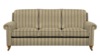 Large Sofa - 3 Cushions. Oscar Stripe Silver Birch  - Range 4