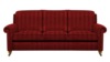 Large Sofa - 3 Cushions. Oscar Stripe Claret - Range 4
