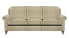 Large Sofa - 3 Cushions. Florence Stripe Parchment - Range 4