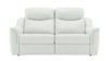 3 Seater Sofa. Capri Chalk - Leather P220