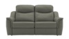 3 Seater Sofa. Capri Grey - Leather P222
