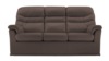 3 Seater Sofa - 3 Cushions. Grade H003 - Oxford Chocolate