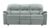 3 Seater Sofa. Remco Light Grey - Grade B030