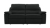 3 Seater Sofa. Cambridge Black - Leather L854