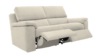 3 Seater Double Power Recliner Sofa. Swift Oatmeal - Grade A010