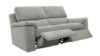 3 Seater Double Power Recliner Sofa. Graphene Dusk - Grade A017