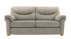 3 Seater Sofa With Show Wood. Mirage Putty - Grade B077