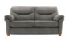 3 Seater Sofa With Show Wood. Mirage Slate - Grade B080