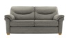 3 Seater Sofa With Show Wood. Victoria Grey - Grade B902