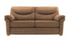 3 Seater Sofa With Show Wood. Victoria Ginger - Grade B908