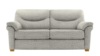 3 Seater Sofa With Show Wood. Waffle Smoke - Grade B921