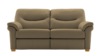 3 Seater Sofa With Show Wood. Capri Mushroom - Grade P216