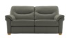 3 Seater Sofa With Show Wood. Capri Grey - Grade P222