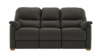 3 Seater Sofa With Show Wood. Cambridge Earth - Leather L849