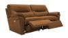3 Seater Power Recliner Sofa. Cambridge Tan - Leather L847