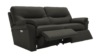 3 Seater Power Recliner Sofa. Cambridge Earth - Leather L849