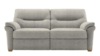 3 Seater Sofa With Show Wood. Mirage Ash - Grade B078