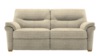3 Seater Sofa With Show Wood. Victoria Jute - B906
