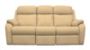3 Seater Sofa. Cambridge Sand - Leather L855