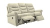 3 Seater Double Power Recliner Sofa. Coral Multi - Grade W100