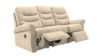 3 Seater Double Power Recliner Sofa. Turin Sand - Grade W113