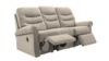 3 Seater Double Power Recliner Sofa. Sahara Sand - Grade W140