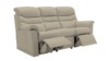 3 Seater Power Recliner Sofa - 3 Cushions. Grade H001 - Oxford Mushroom