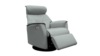 Large Power Recliner Chair. Cambridge Grey - Leather L842