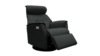 Large Power Recliner Chair. Cambridge Black - Leather L854